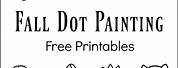 Fall Dot Painting Printables