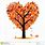 Fall Heart Tree Clip Art