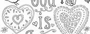February Christian Coloring Pages