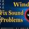 Find Fix Audio Problems