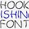 Fishing Hook Font