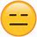 Flat Mouth Emoji