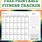 Food and Exercise Tracker Printable