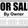For Sale by Owner Sign Printable