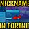 Fortnite Nicknames