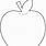 Free Printable Apple Stencils