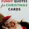 Funny Christmas Sayings for Cards
