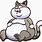 Funny Fat Cat Clip Art