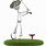 Funny Golf Silhouette