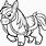 Funny Horse Coloring Pages