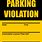 Funny Parking Ticket Template