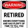 Funny Retirement Signs Printable