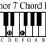 G Minor 7 Chord Piano