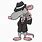 Gangster Rat Cartoon