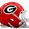 Georgia Bulldogs Helmet Logo