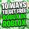 Get Free ROBUX Roblox