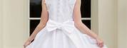 Girls White Communion Dress