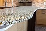Glass Concrete Countertop