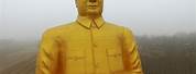 Gold Chairman Mao Statue