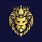 Gold Lion with Crown Logo