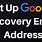 Google Recovery Email
