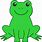 Green Frog Clip Art