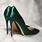 Green High Heels Shoes