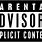 Green Parental Advisory Logo