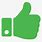 Green Thumbs Up Icon