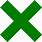 Green X Logo