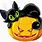 Halloween Pumpkin Cat Clip Art