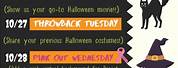 Halloween Spirit Week Ideas for Preschoolers