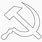 Hammer and Sickle Outline