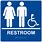 Handicap Restroom Sign