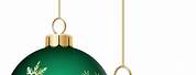 Hanging Christmas Ball Ornament Clip Art