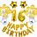 Happy Birthday 16 Balloons