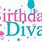 Happy Birthday Diva Clip Art