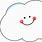Happy Cloud Clip Art