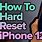 Hard Restart iPhone 12