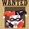 Harley Quinn Wanted Poster