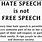 Hate Speech Free Speech