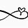 Heart Infinity Symbol SVG