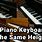 Height of Piano Keyboard