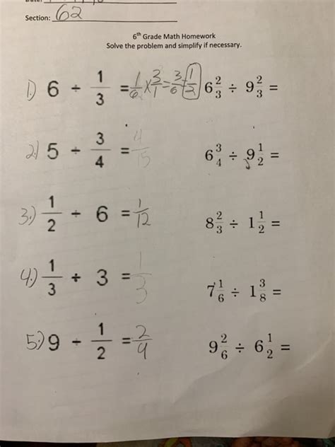 Pre algebra homework answers image