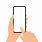 Holding Phone Vector