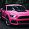 Hot Pink Mustang