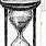 Hourglass Clock Drawing