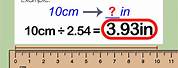 How Big Is 50 Cm in Inches