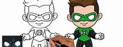 How to Draw Green Lantern Easy