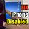 How to Fix a Disabled iPhone